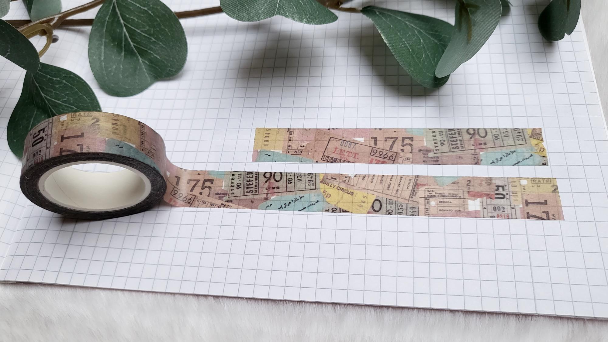 Washi Tape Tickets